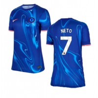 Chelsea Pedro Neto #7 Fußballbekleidung Heimtrikot Damen 2024-25 Kurzarm